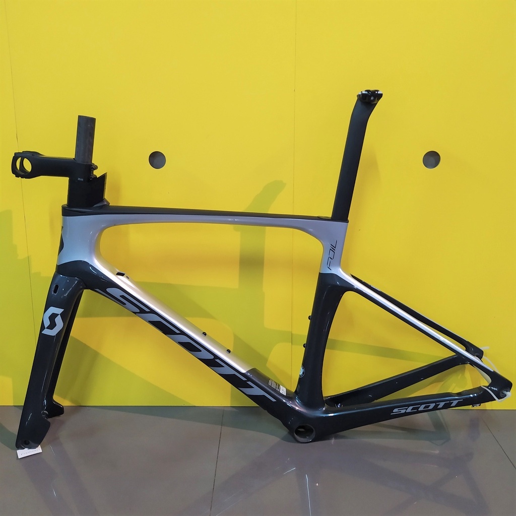 Batang Rangka Sepeda Balap Frame Scott Foil 20 Disc Grey