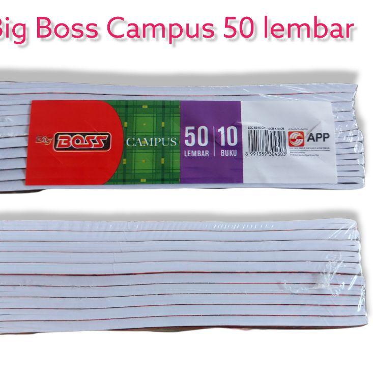 

ホ Buku Tulis Big Boss Campus 50 Lembar 1pak isi 10 buku Big Sale