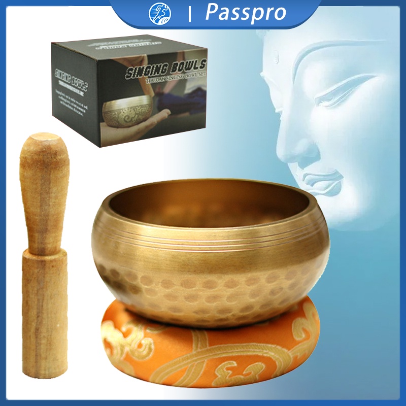 Singing Bowl Lonceng Tibet Buddha Exquisite 8cm Handmade Tibetan Bell Singing Bowl Buddhism Untuk Me