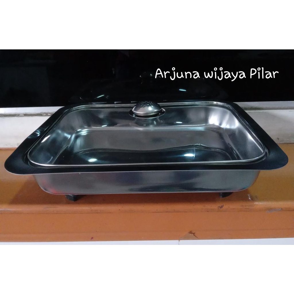 Prasmanan Stainless fast food serving pan