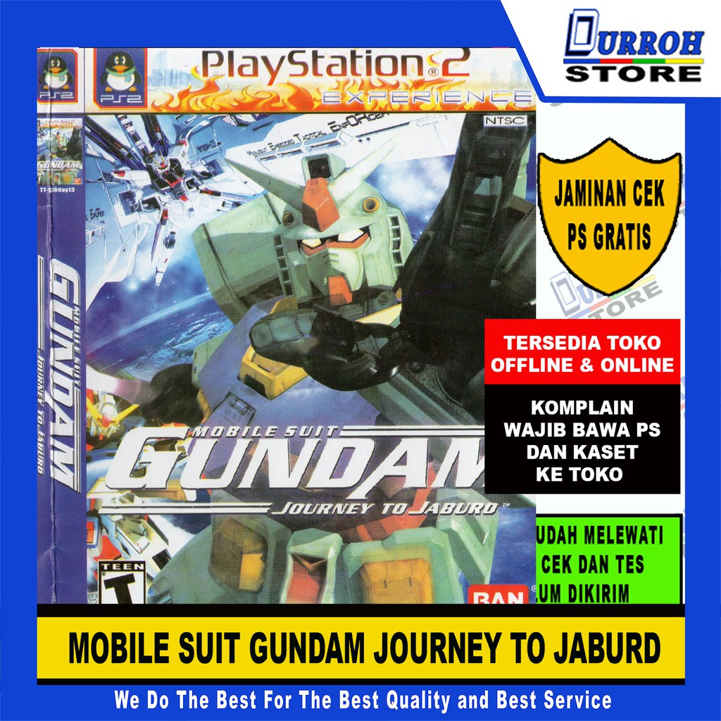 KASET GAME PS 2 / PS2 MOBILE SUIT GUNDAM JOURNEY TO JABURD