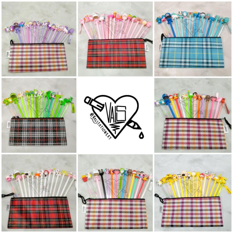 

Pulpen gel rainbow lucu 15pcs FREE POUCH