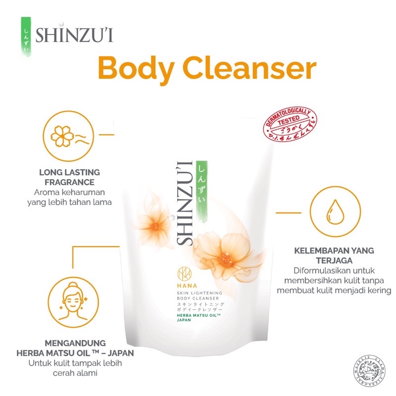 SHINZUI Body Cleanser Sabun Cair REFILL 180ml