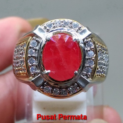 Batu Cincin Orange Safir Paparaca Asli Kode Pp308 Indonesia