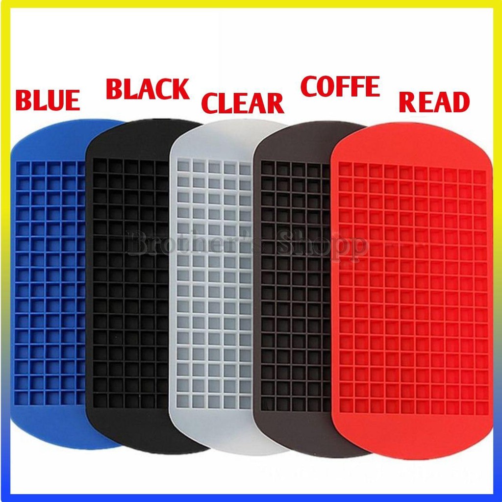 Cetakan Es Batu 160 cube anti pecah silikon/Cetakan Es Batu Silicone 160 Cube Kecil Silicone ice Tray Anti Pecah