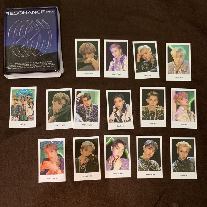 NCT MINI COLLECT BOOK MAKE A WISH SHARING - photocard taeyong jaehyun jaemin doyoung lucas xiaoju