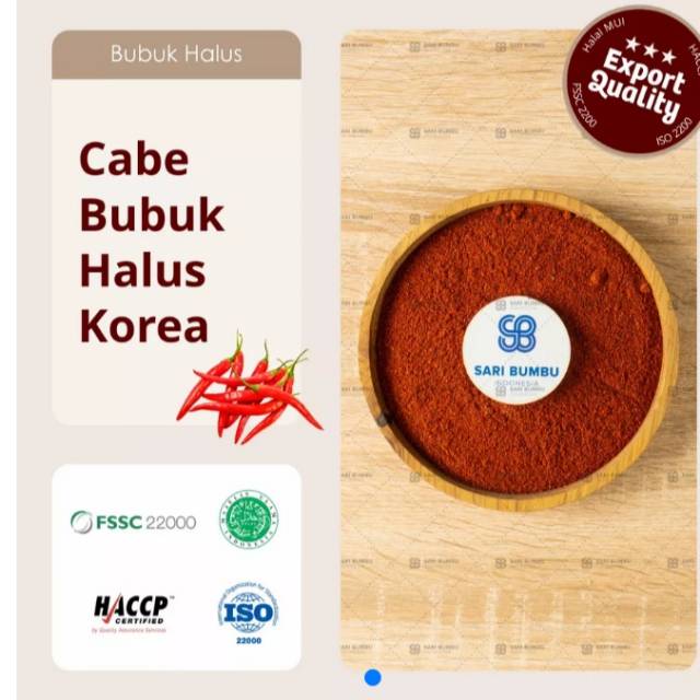 

Cabe bubuk halus korea