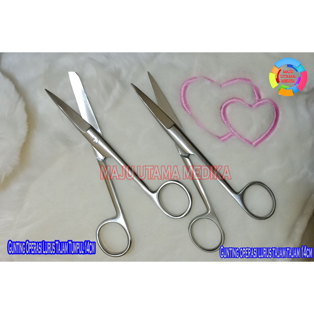 

Gunting Operasi Lurus Tajam Tajam 14cm , Tajam Tumpul , Tumpul Tumpul , Gunting Onemed
