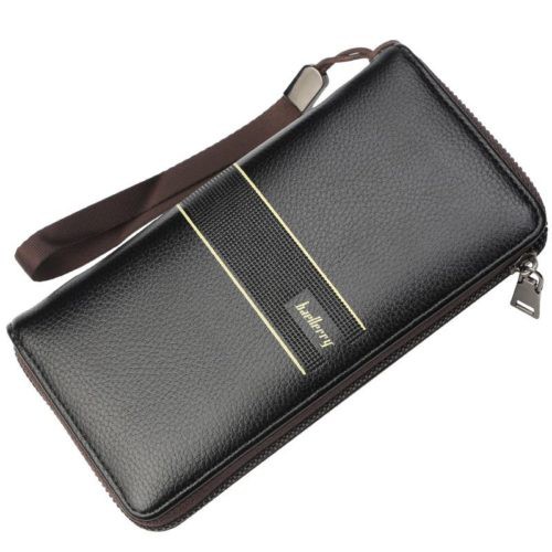 Dompet Panjang Pria BAELLERRY Bahan Kulit