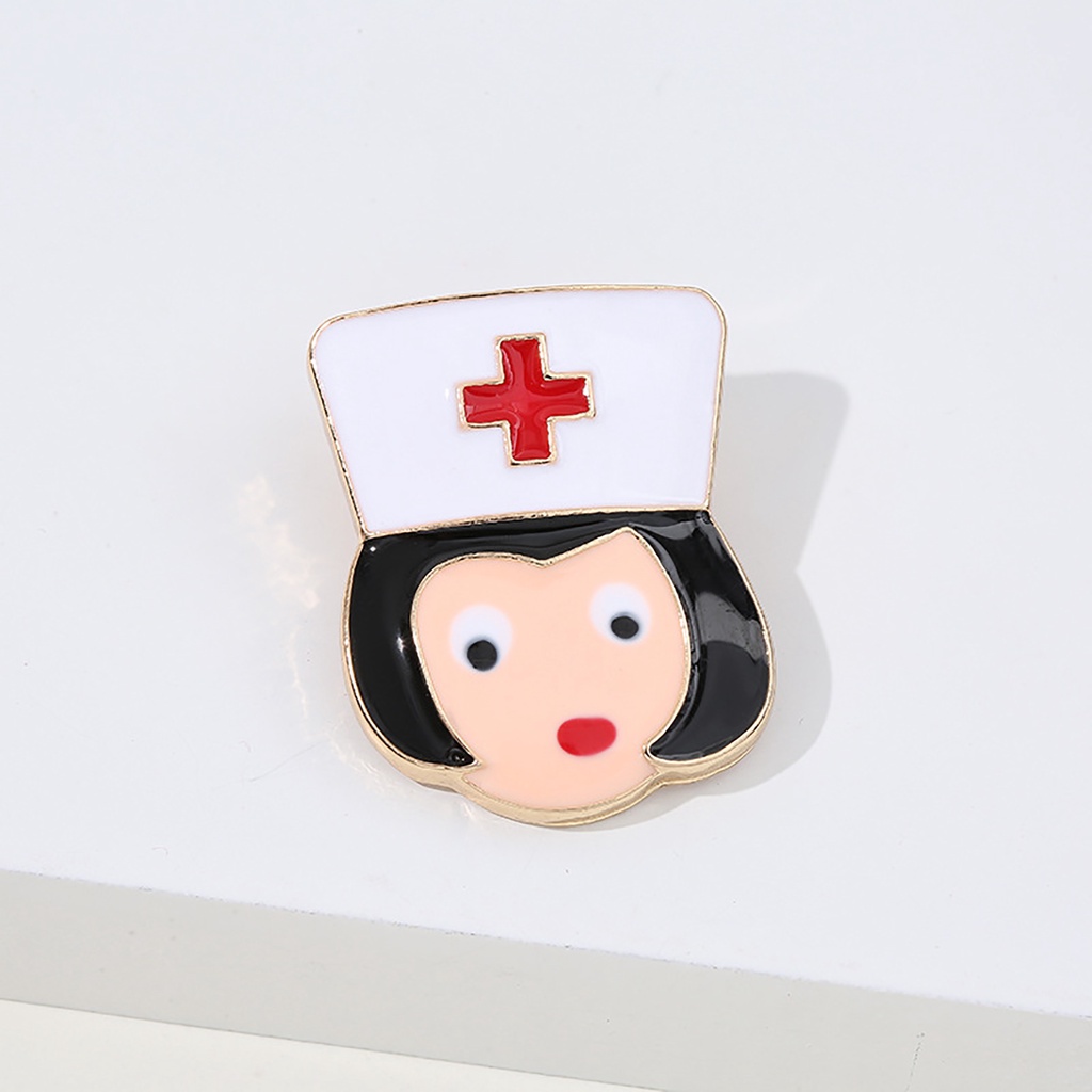 Bros Pin Kerah Pola Stetoskop Untuk Dekorasi Pakaian Dokter Perawat