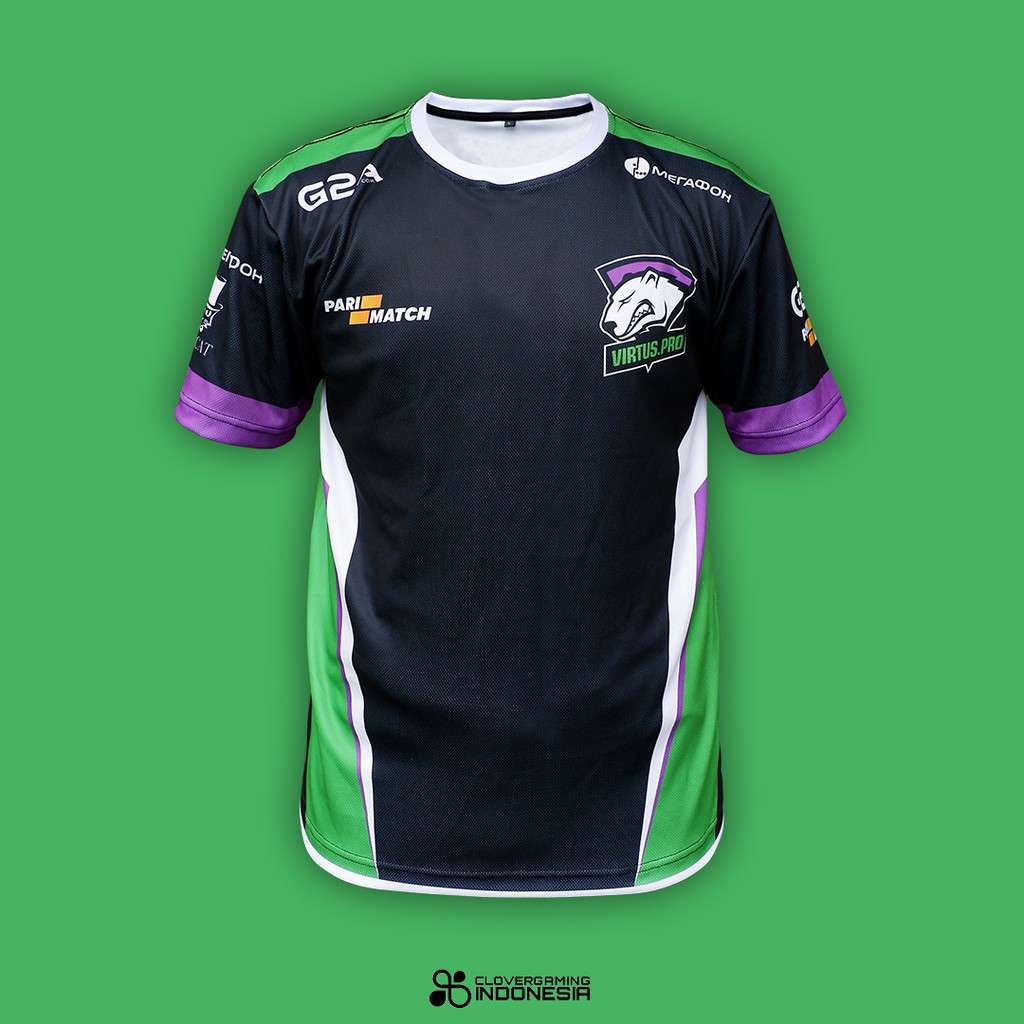 Jersey Team Virtus Pro Green - Premium Apparel Team Gaming