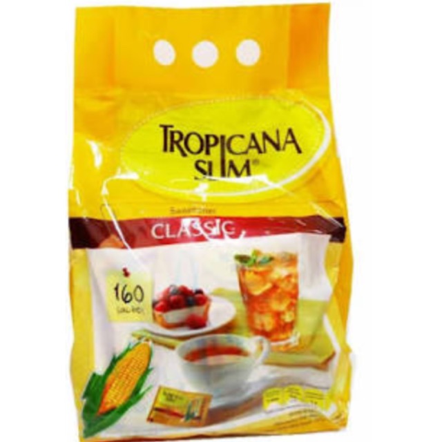 

TROPICANA SLIM SWEETENER CLASSIC 160’s