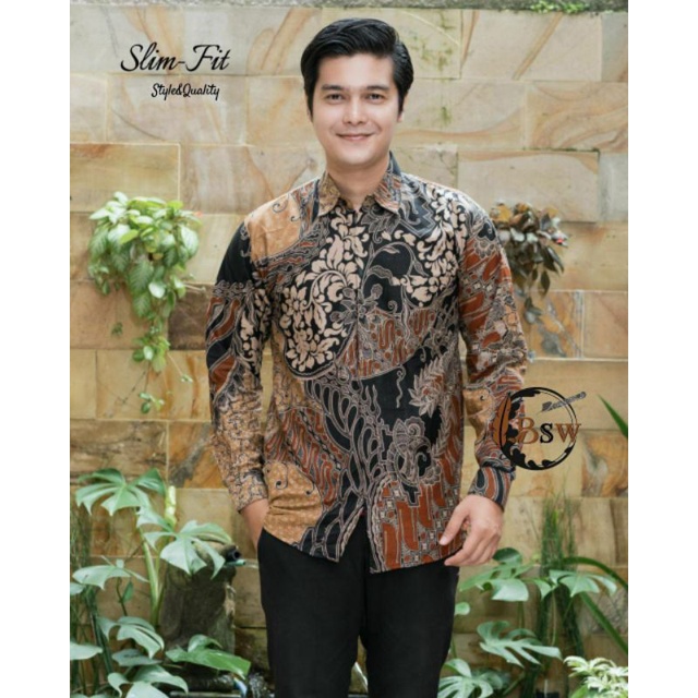 DN02 Kemeja batik pria PPBTK07 WSA04 lengan panjang /kemejapria/kemejabatik/batikpria/batikmodern/ke