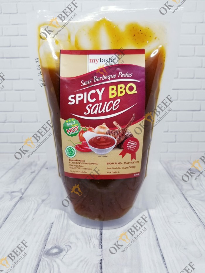 

[Saus] Barbeque Sauce Spicy Level 3 My Taste Saos BBQ Spicy Lv 3 500gr