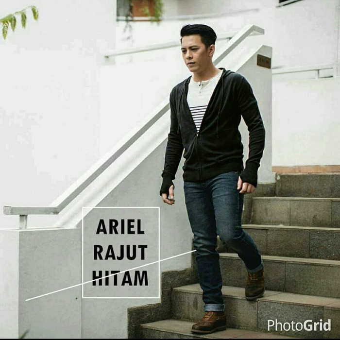 SWEATER RAJUT ARIEL NOAH GREENLIGHT BIRU NAVY - RAJUT GREENLIGHT - SWEATER RAJUT ARIEL - SWEATER GREENLIGHT - RAJUT PRIA - RAJUT ARIL - JAKET HOODIE ARIEL NOAH - JAKET ARIEL NOAH