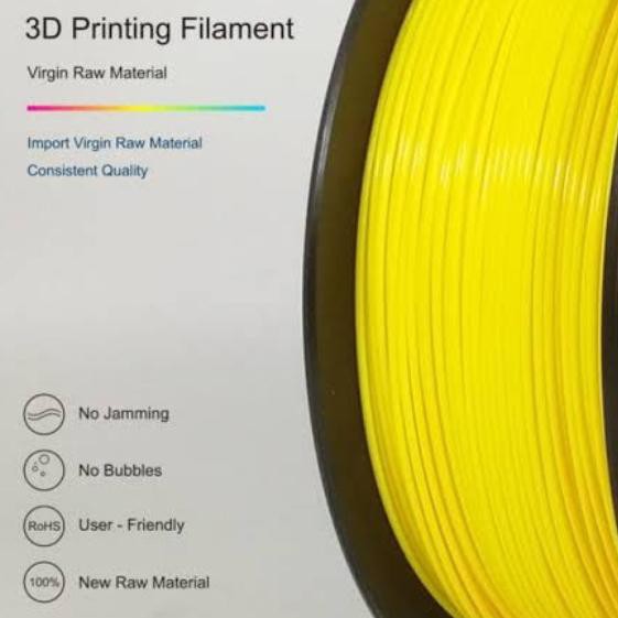 

fillament PLA yellow 3D Printer kuning per meter