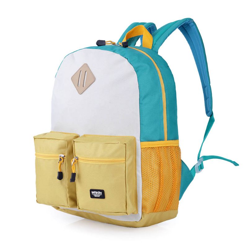 Tas Backpack Anak Cowok Terbaru Warna Tosca Kombinasi | Tas Ransel Anak Laki | Tas Gendong Anak Sekolah Premium Material