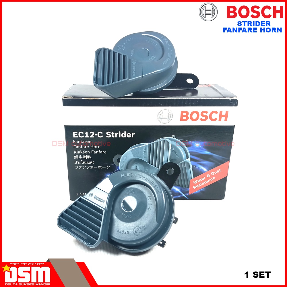 BOSCH Strider Klakson Keong 12V / Klakson Mobil Bosch Original Water &amp; Dust Resistance