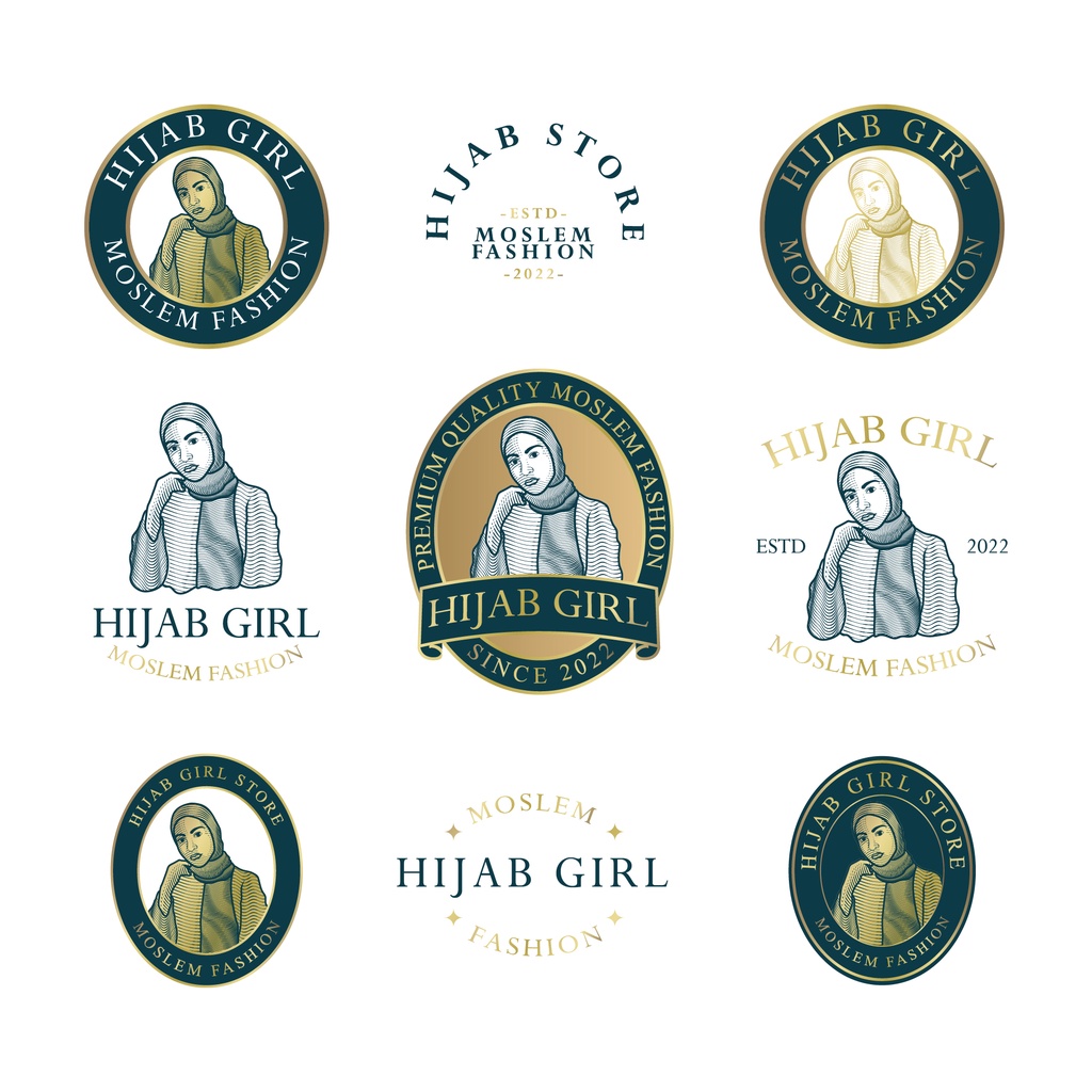 Jasa Desain Logo Vintage Retro untuk Usaha  | Logo Olshop | Logo UMKM  Gratis watermark logo by Terz