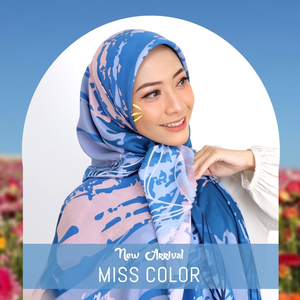 VOAL MOTIF MISS COLOUR - UMAMA SCRAF SIGNATURE MISS COLOR [PILIH WARNA &amp; MOTIF]