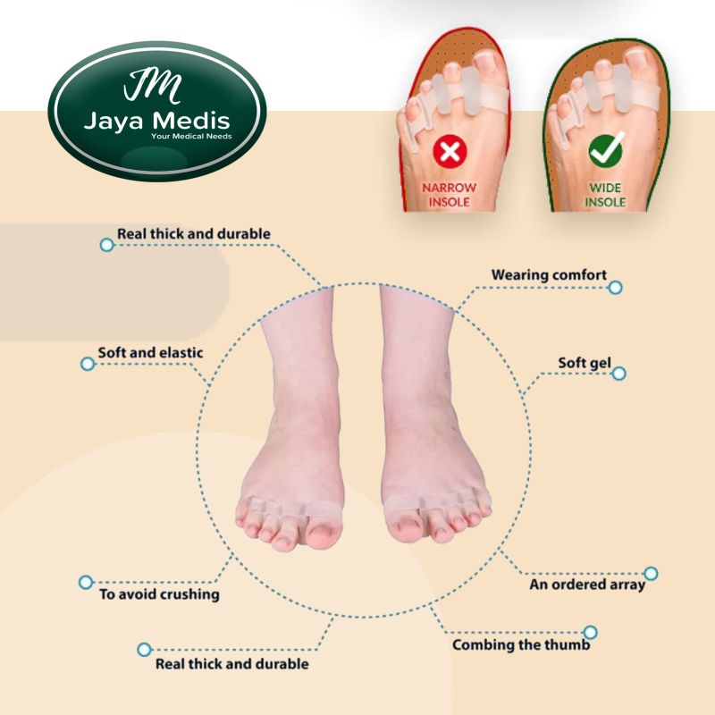 Pereda Nyeri Jari Kaki - Bunion 1 Pasang