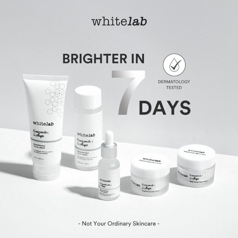 WHITELAB PAKET BRIGHTENING | SKINCARE PEMUTIH ALAMI