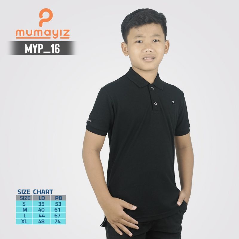 Kaos Kerah Anak MUMAYIZ - Polos