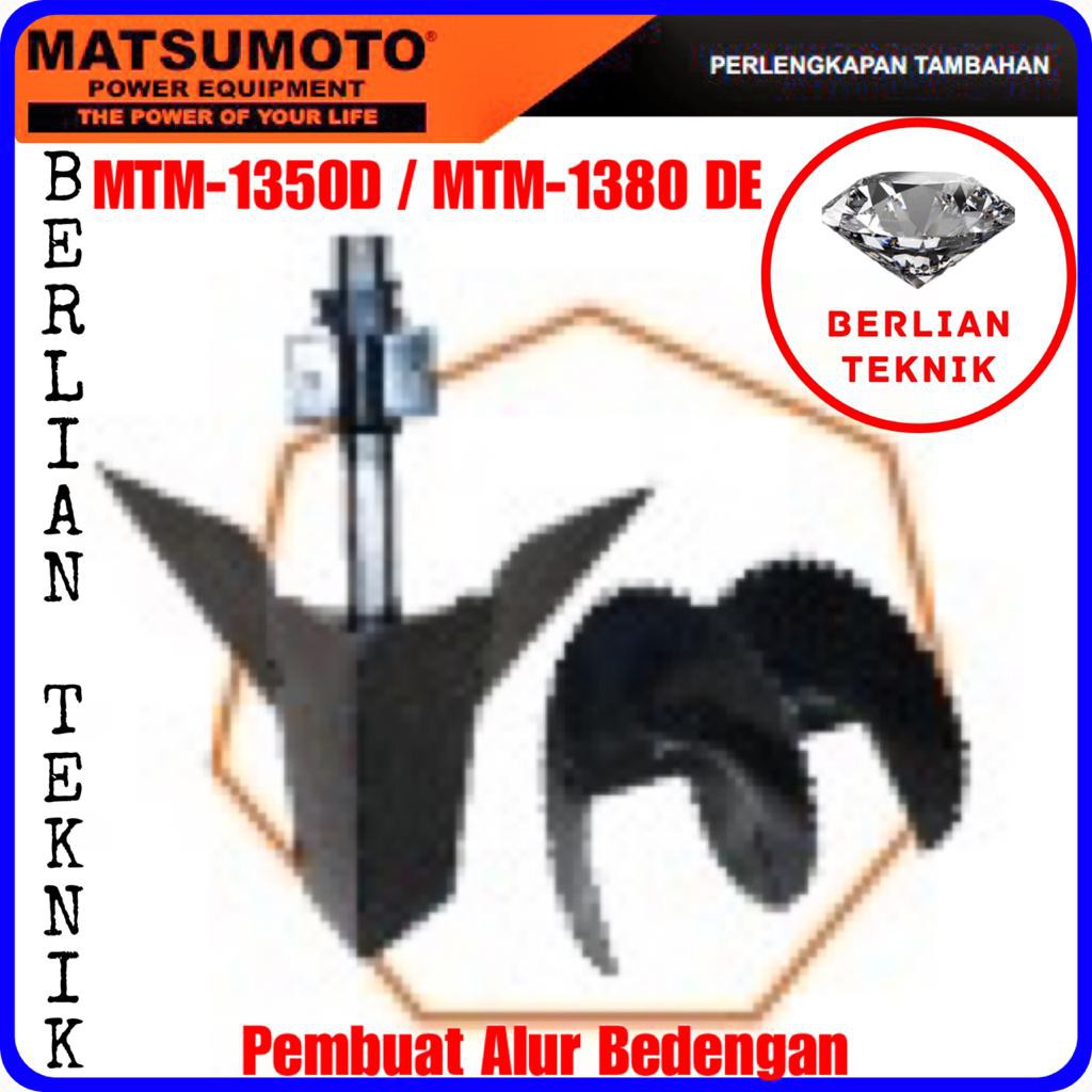 Pembuat Alur Bedengan Traktor Tiller MTM-1350D/MTM-1380DE