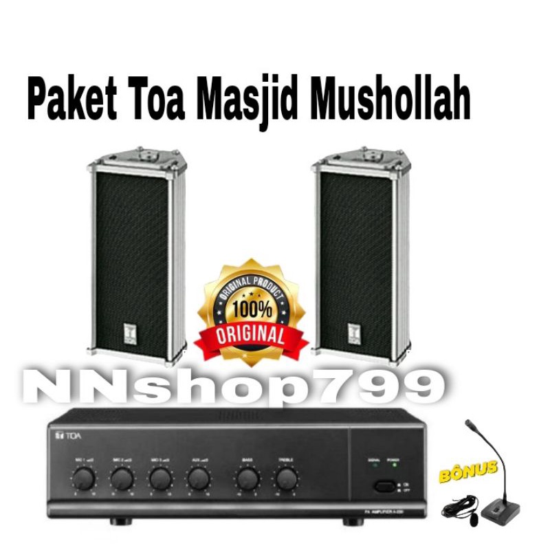 Paket Toa Masjid Mushollah Full Set Toa