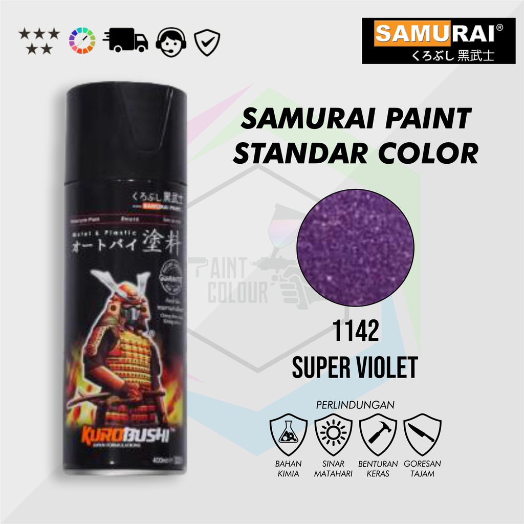 Samurai Paint 1142 Super Violet Cat Semprot