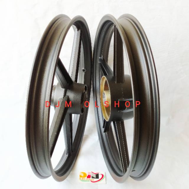 Velg Racing Std V rossi Zigen Goose Suzuki Shogun 125 17X140/160 black 1set