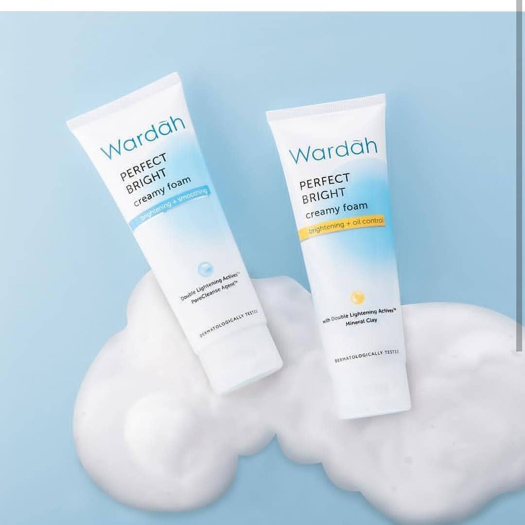 Wardah Perfect Bright Creamy Foam Brightening + Smoothing #Vitamin_KU