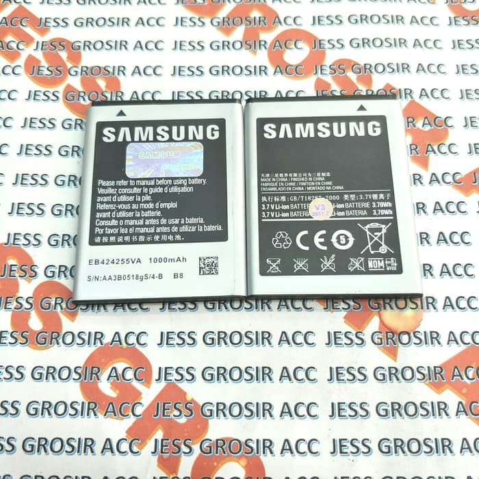 Battery Batre Baterai Samsung S3850 Corby 2 S3353 S3350 S3550 M350 S5530 EB424255VA