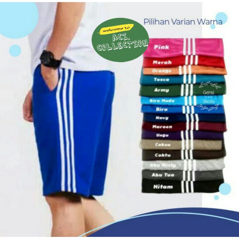 Celana Kolor pendek Pria &amp; Wanita / celana kollor Standar &amp; Jumbo / Collor Cewe &amp; Cowo