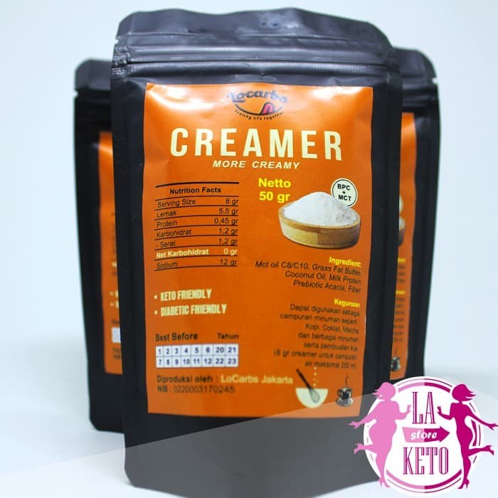 

Krimer- La Keto - Creamer Low Carb Ketofriendly/Diabetic Friendly/50Gr Netto -Krimer.