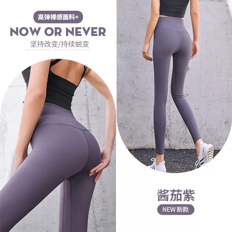 Celana Legging Sport • Hight Waist • Import High Quality  • Celana olahraga Wanita • Celana Yoga-2