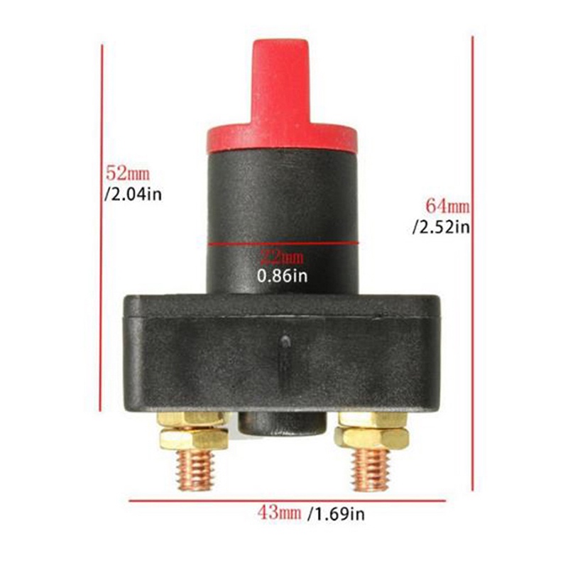 Switch Isolator Baterai 100a Untuk Mobil