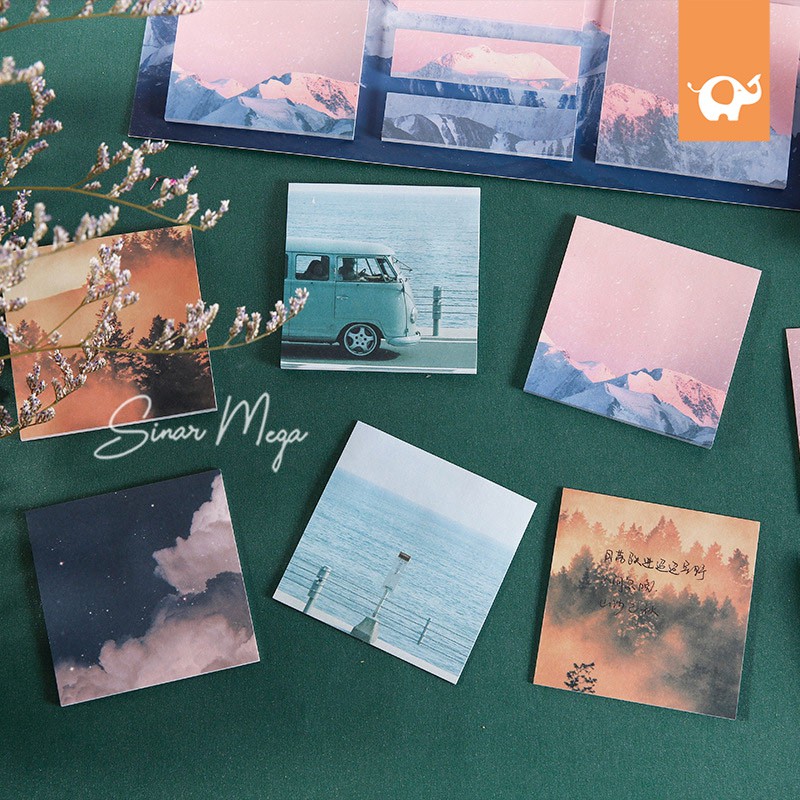 

Cloud in My Sky Sticky Notes Set / Kertas Memo Tempel Lucu Unik Murah