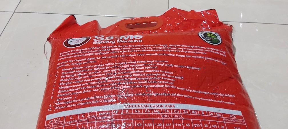 Gdm Granule Bio Organik Same Pupuk Padat Tanaman