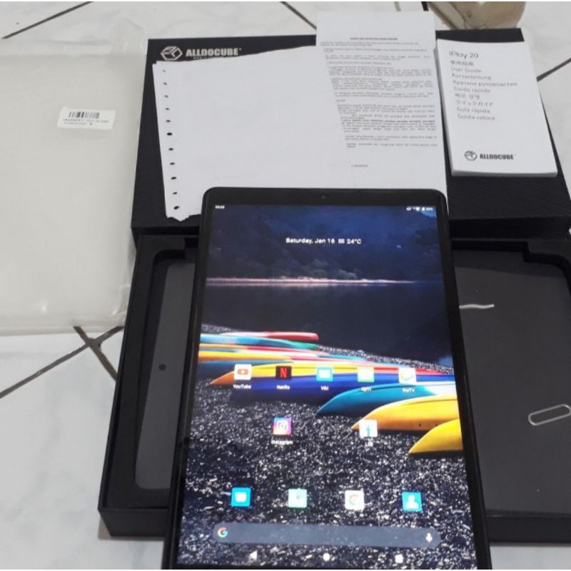 Tablet 4g android bekas ram 4 alldocube iplay 20