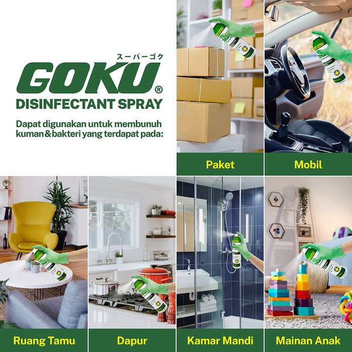 GOKU Disinfektan Spray Semprotan Anti Kuman Anti Virus Multifungsi