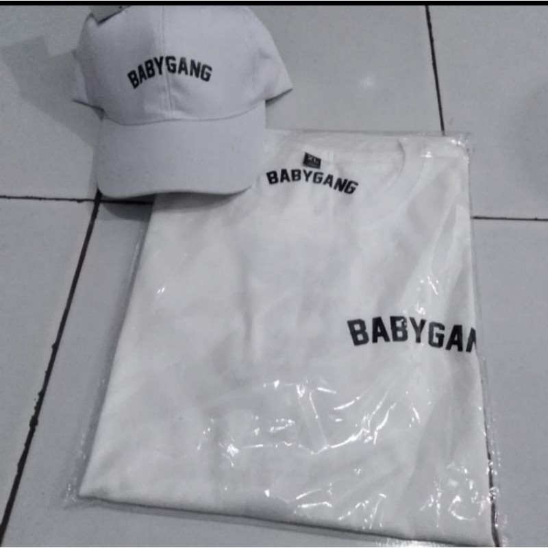 KAOS BABYGANG PAKET TOPI BABYGANG 4