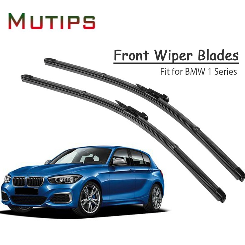 1 Set Karet Wiper Kaca Depan Mobil Untuk BMW F20 F21 E87 E82 E81 BMW 1 Series