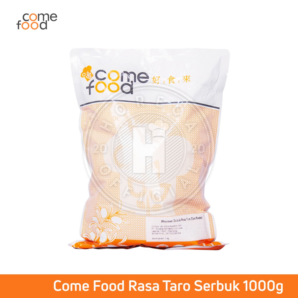 

COME FOOD TARO POWDER 1000GRAM / BUBUK MINUMAN RASA TARO 1KG