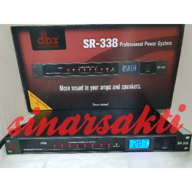 POWER SQUENCER CONTROLLER DBX SR338/SR 338 ( POWER DISTRIBUTOR )