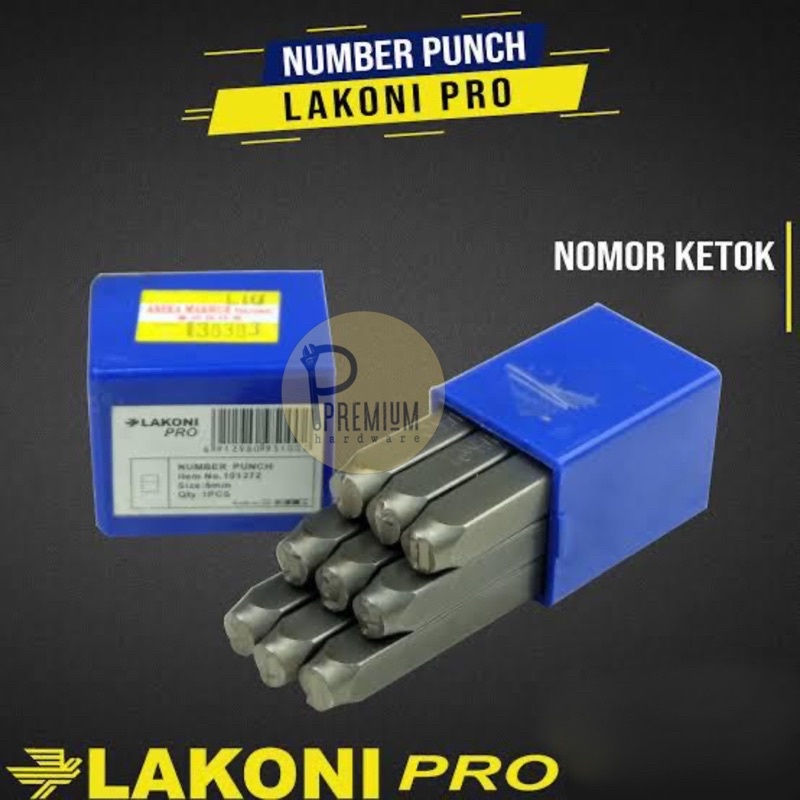 

NUMBER PUNCH KETOK NOMOR DRIP ANGKA CETAKAN STEMPEL NOMOR CETAK NOMER 4mm 5mm 6mm