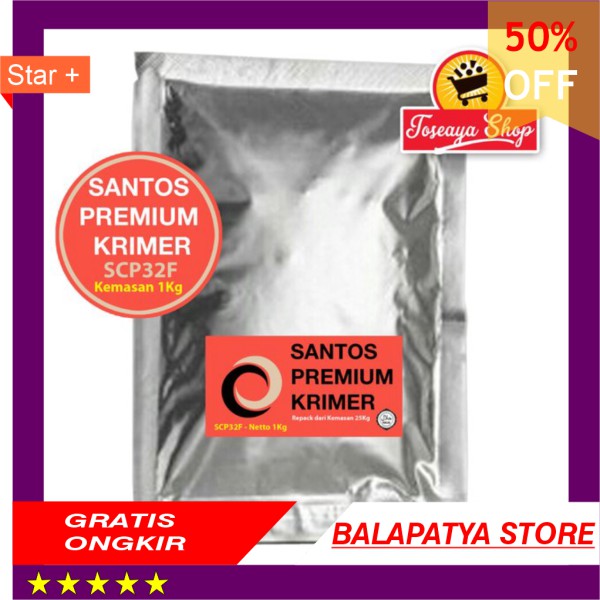 

40 OFF KHUSUS HARI INI !!! Creamer - Krimer Premium Santos SCP32F 1Kg