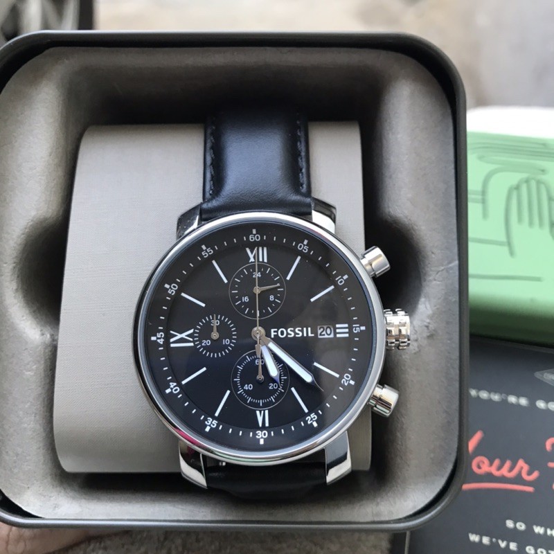 Jam tangan kulit Fossil BQ1006