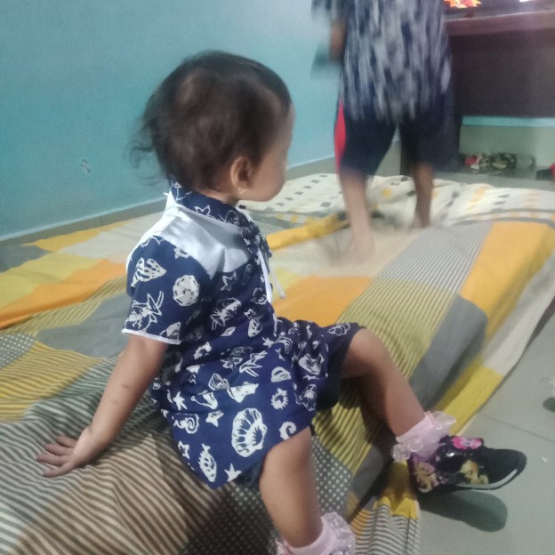 Batik Couple Anak Batik Anak Couple Kakak Adik Baju Warna Navy Biru Dongker