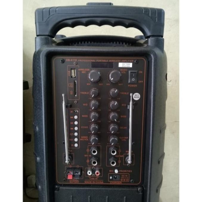 Speaker Aktif Dbk Db 6110 Meeting Portable 10 Inch Dbk Db6110 Saharaksatria